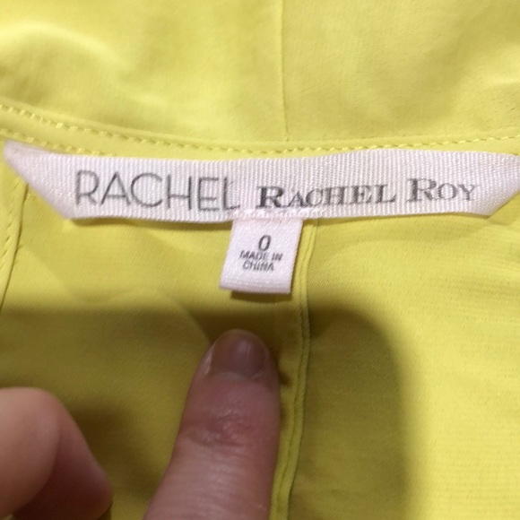 Rachael Rachael Roy yellow dress size 0 - Picture 10 of 11